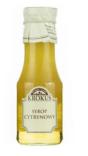Syrop cytrynowy bezglutenowy 355 g (280 ml) - KROKUS