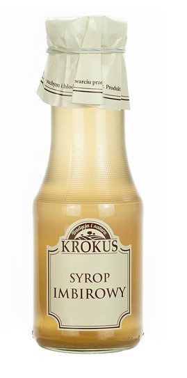 Syrop imbirowy bezglutenowy 355 g (280 ml) - KROKUS