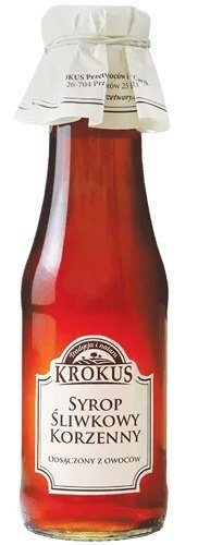 Syrop śliwkowy korzenny 355 g (280 ml) - KROKUS (PRODUKT SEZONOWY)