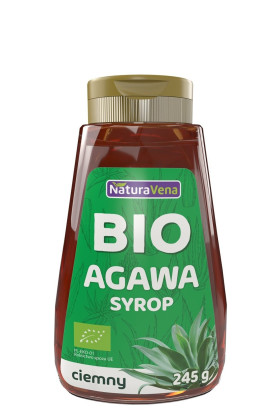 Syrop z agawy ciemny BIO 245 g - NATURAVENA