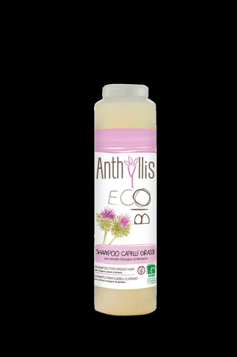 Szampon do włosów przetłuszczających się i z łupieżem z ekstraktem z łopianu eco 250 ml - ANTHYLLIS