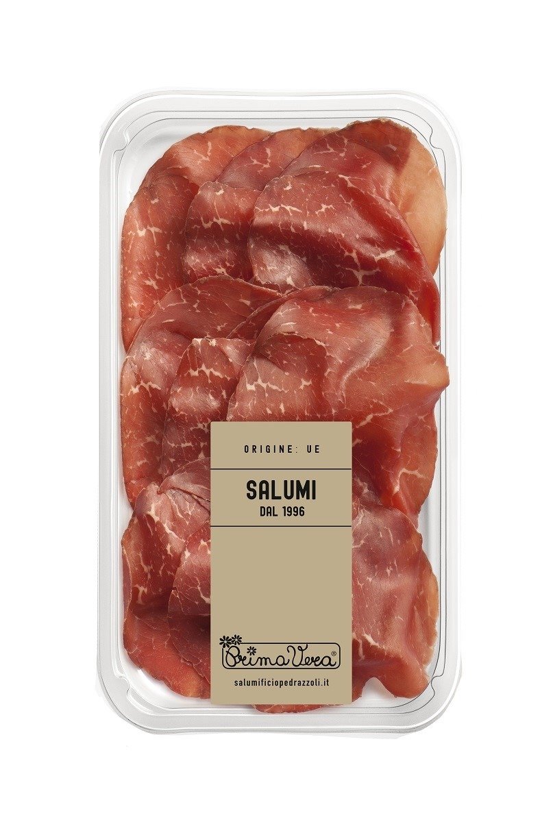 Szynka wołowa dojrzewająca (bresaola) plastry bezglutenowa BIO 70 g - PRIMAVERA