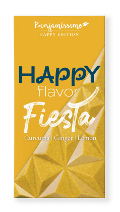 Tabliczka kakaowa kurkuma - imbir - cytryna bezglutenowa BIO 60 g - BENJAMISSIMO