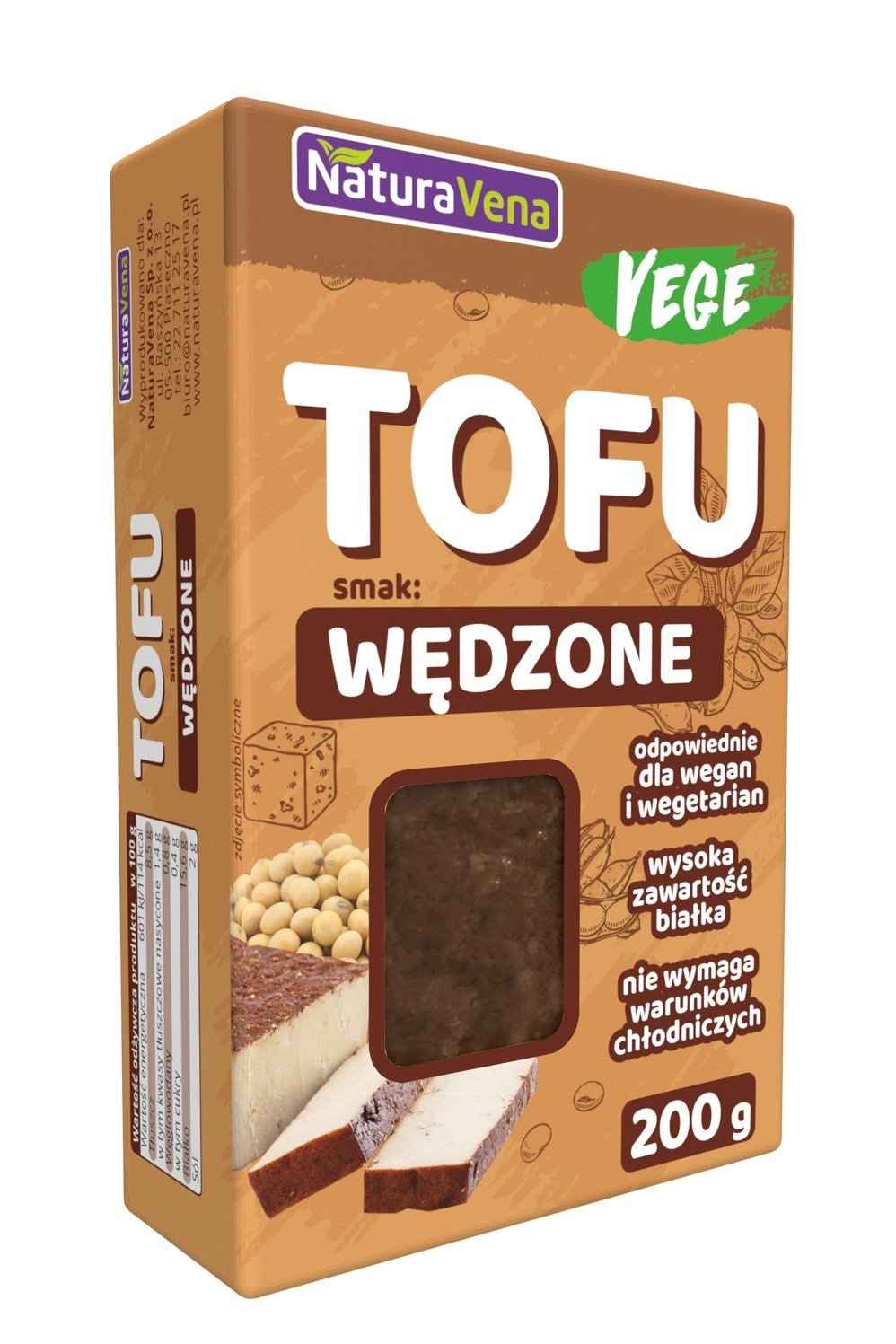 Tofu wędzone 200 g - NATURAVENA