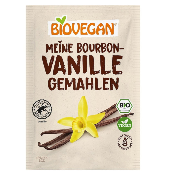 Wanilia bourbon mielona bezglutenowa BIO 5 g - BIOVEGAN