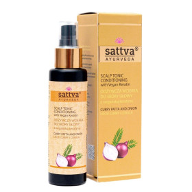 Wcierka do skóry głowy odżywcza liście curry & cebula 100 ml - SATTVA (AYURVEDA)
