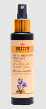 Wcierka do skóry głowy wzmacniająca szafran i cynamon 100 ml - SATTVA (AYURVEDA)