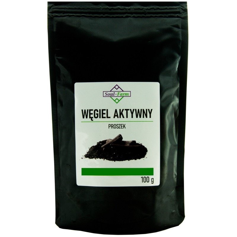 Węgiel aktywny proszek 100 g - SOUL FARM