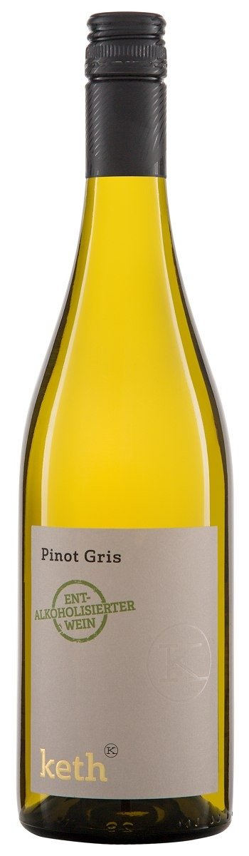 Wino bezalkoholowe pinot gris białe półwytrawne BIO 750 ml - KETH (RIEGEL)