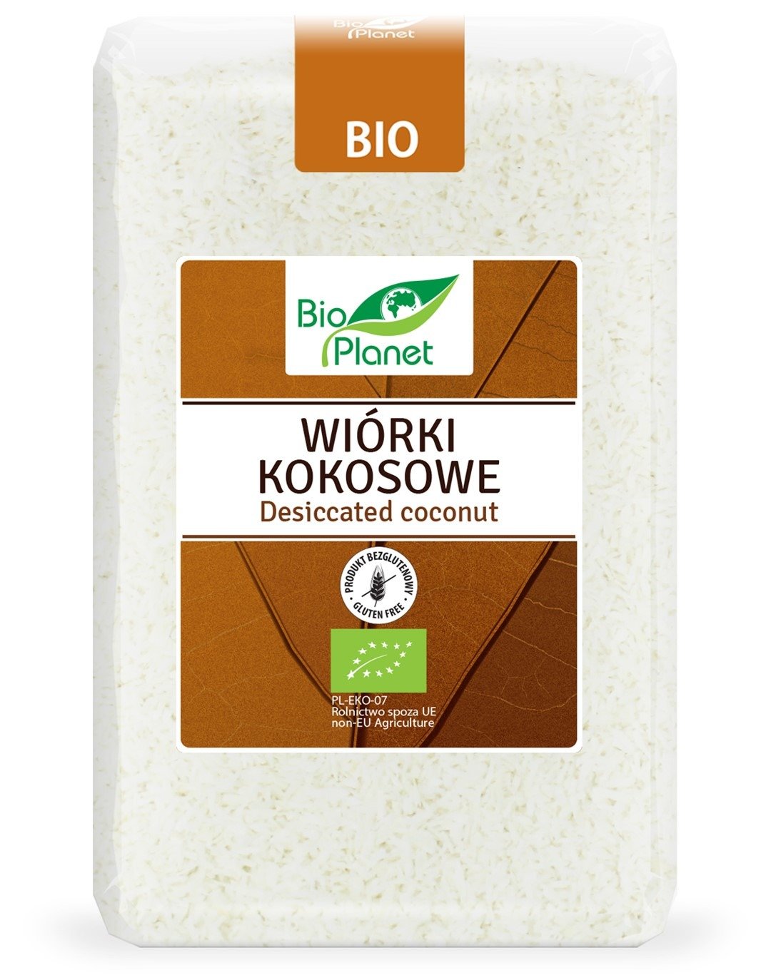 Wiórki kokosowe bezglutenowe BIO 1 kg - BIO PLANET