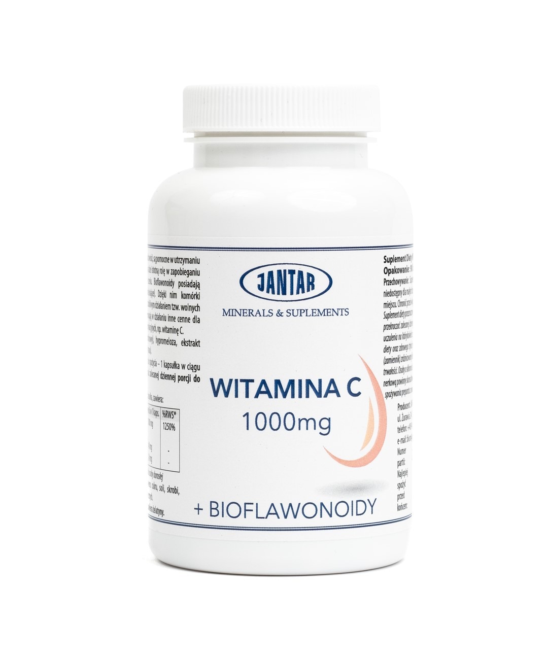 Witamina c (1000 mg) 90 kapsułek - JANTAR