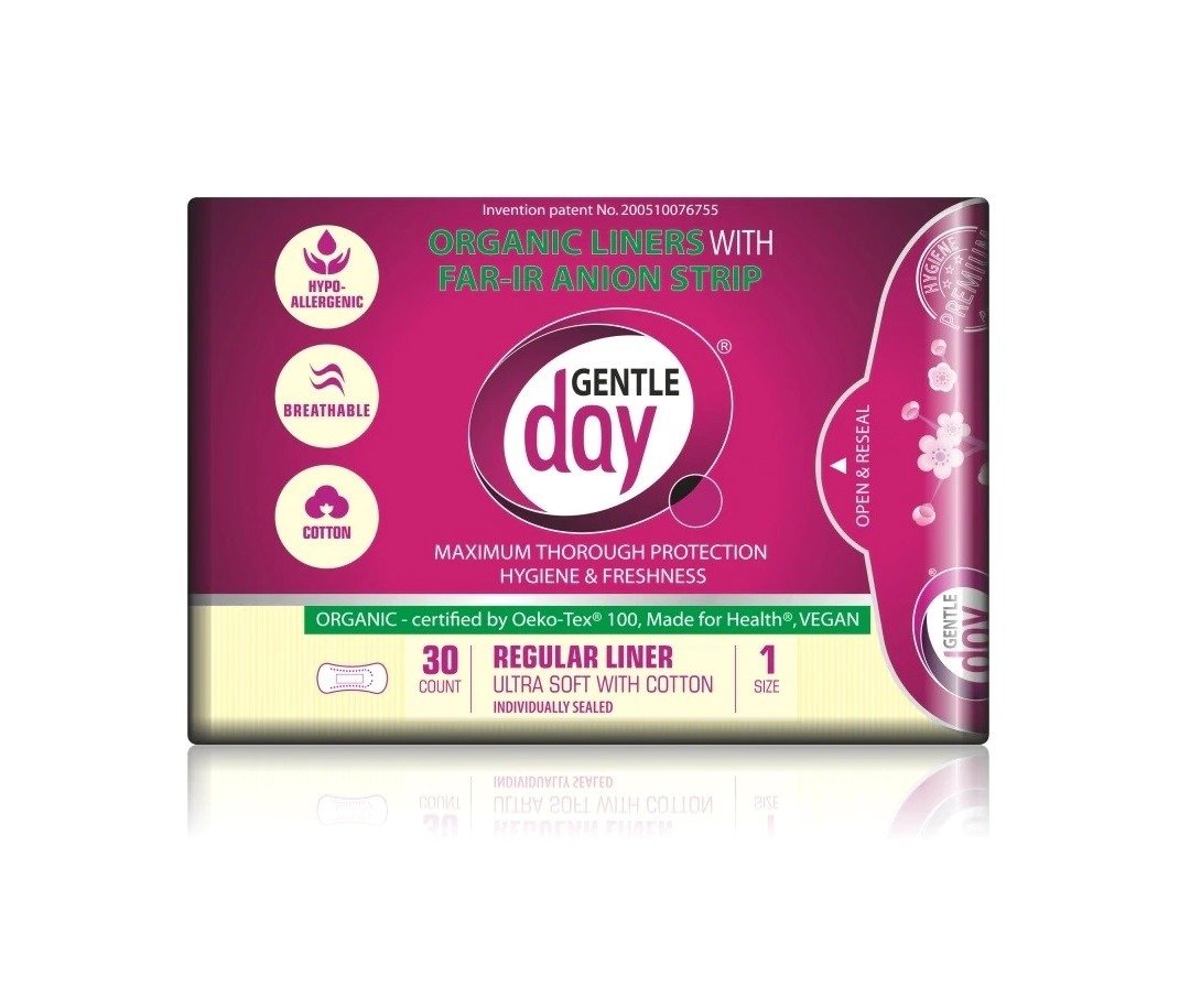 Wkładki higieniczne z paskiem anionowym 30 szt. - GENTLE DAY