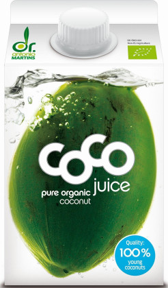 Woda kokosowa naturalna BIO 500 ml - COCO (DR MARTINS)
