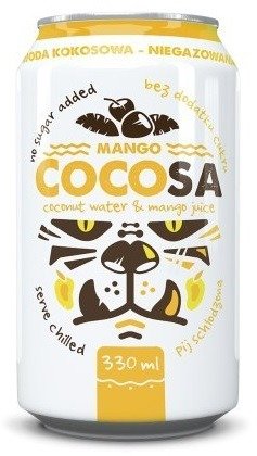 Woda kokosowa z sokiem z mango 330 ml - DIET-FOOD (COCOSA)