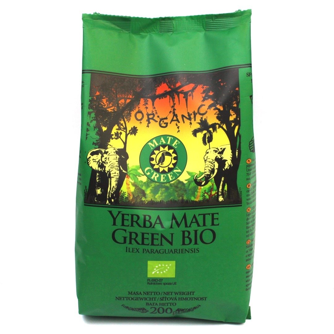 Yerba mate green BIO 200 g - YERBA MATE GREEN ORGANIC