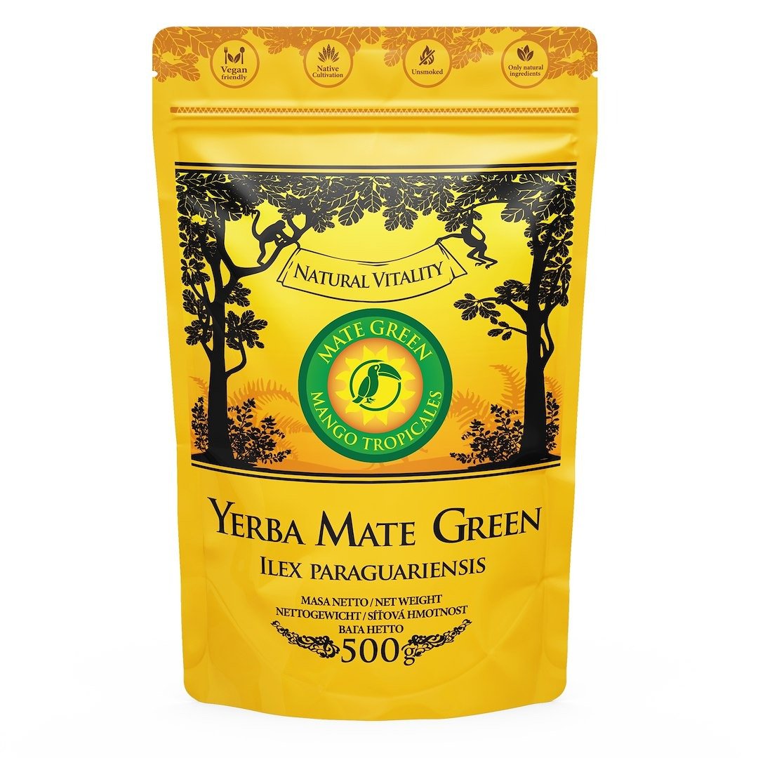 Yerba mate mango tropicales 500 g - YERBA MATE GREEN