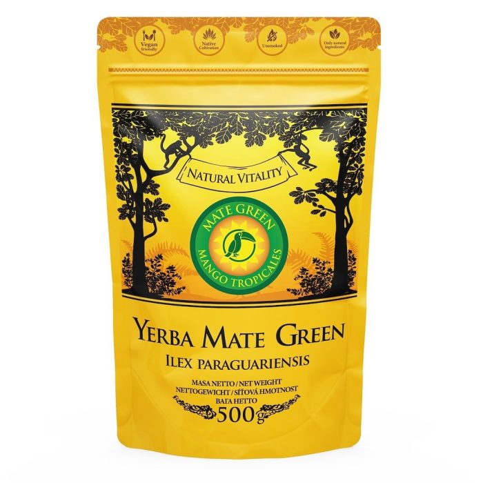Yerba mate mango tropicales 500 g - YERBA MATE GREEN