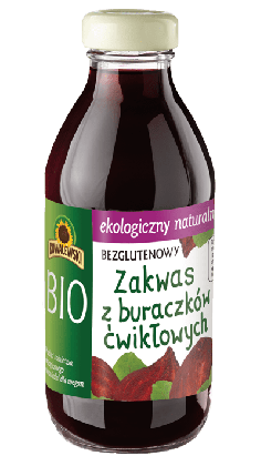 Zakwas z buraków ćwikłowych bezglutenowy BIO 320 ml - KOWALEWSKI