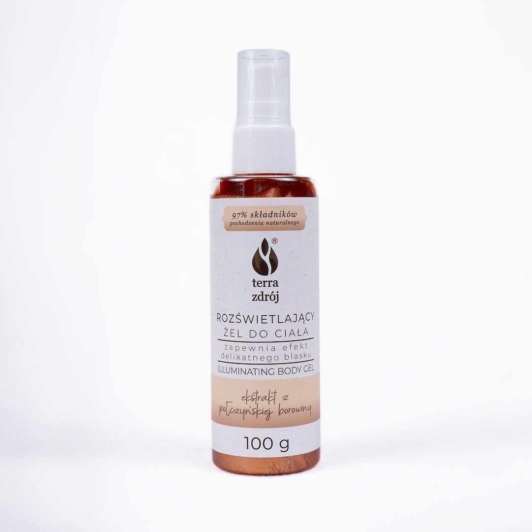 Żel do ciała rozświetlający 100 ml - TERRA ZDRÓJ (SERIA BOROWINOWA)