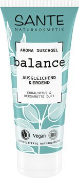Żel pod prysznic balance eukaliptus i bergamotka eco 200 ml - SANTE