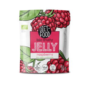 Żelki malinowe bez żelatyny BIO 50 g - DIET-FOOD