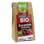 Żurawina z cukrem trzcinowym BIO 100 g - NATURAVENA