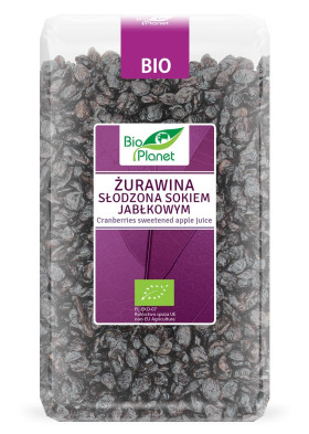 Żurawina słodzona sokiem jabłkowym BIO 1 kg - BIO PLANET