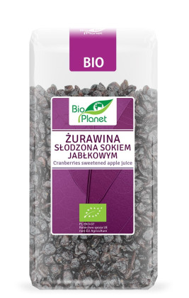 Żurawina słodzona sokiem jabłkowym BIO 400 g - BIO PLANET