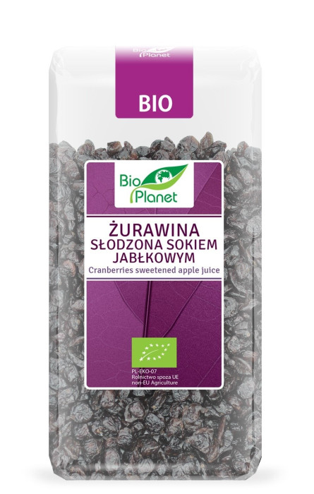 Żurawina słodzona sokiem jabłkowym BIO 400 g - BIO PLANET