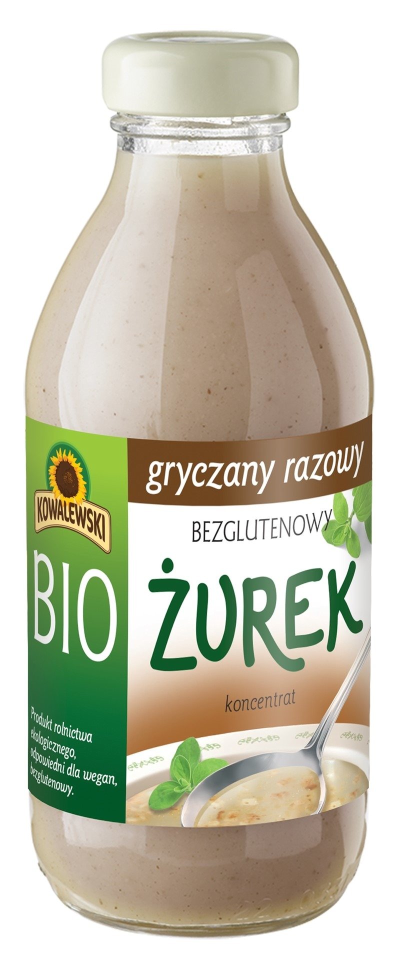 Żurek gryczany razowy bezglutenowy koncentrat BIO 320 ml - KOWALEWSKI