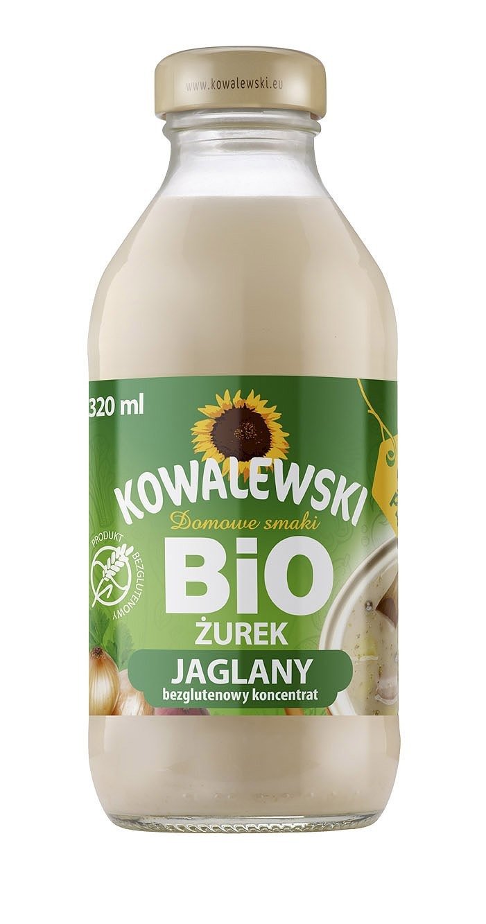 Żurek jaglany bezglutenowy koncentrat BIO 320 ml - KOWALEWSKI