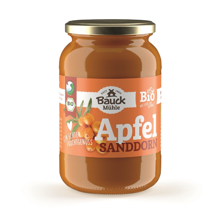 Mus jabłko - rokitnik BIO 360 g - BAUCK MUHLE