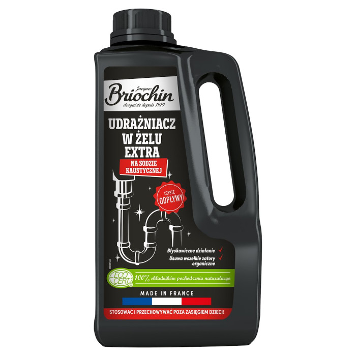 Żel do udrażniania rur extra eco 900 ml - BRIOCHIN