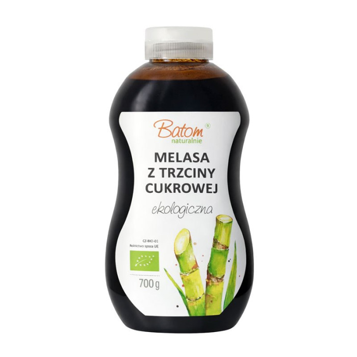 Melasa z trzciny cukrowej BIO 700 g - BATOM