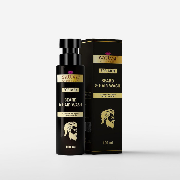 Szampon do mycia brody i włosów 100 ml - SATTVA (AYURVEDA)