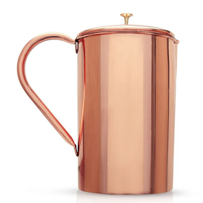 Dzbanek miedziany plain 1,95 l - SATTVA (AYURVEDA)