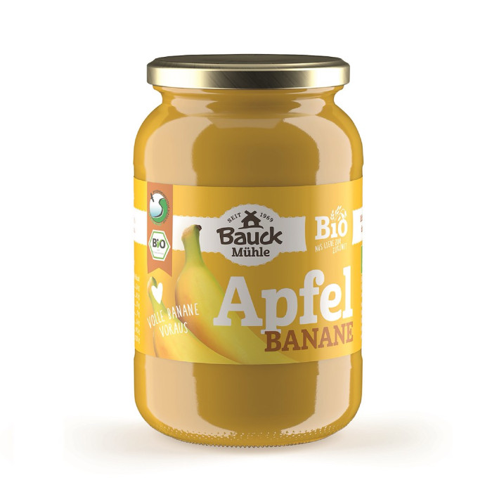 Mus jabłko - banan bez dodatku cukrów BIO 360 g - BAUCK MUHLE