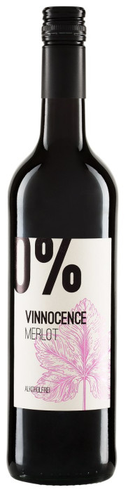 Wino bezalkoholowe merlot czerwone słodkie BIO 750 ml - VINNOCENCE