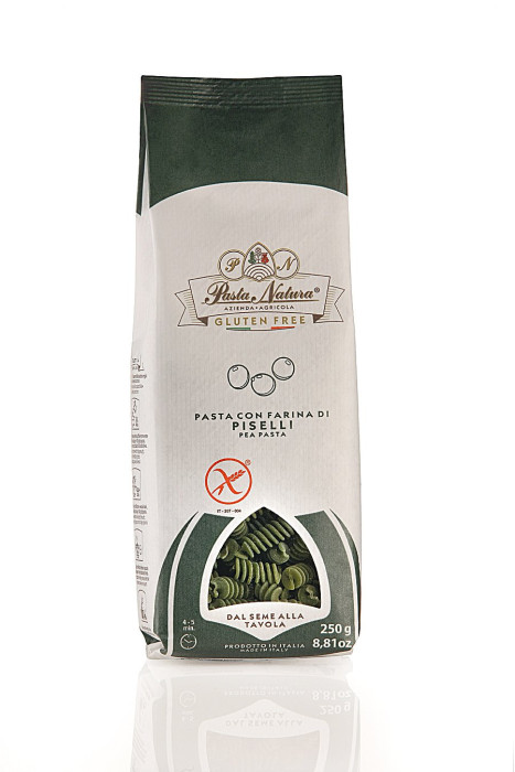 Makaron proteinowy (z groszku zielonego) świderki bezglutenowy 250 g - PASTA NATURA