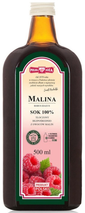 Sok z malin nfc 500 ml - POLSKA RÓŻA