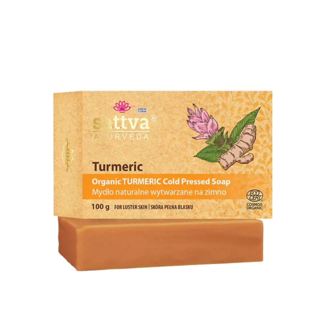 Mydło w kostce do ciała kumkumadi eco 100 g - SATTVA (AYURVEDA)