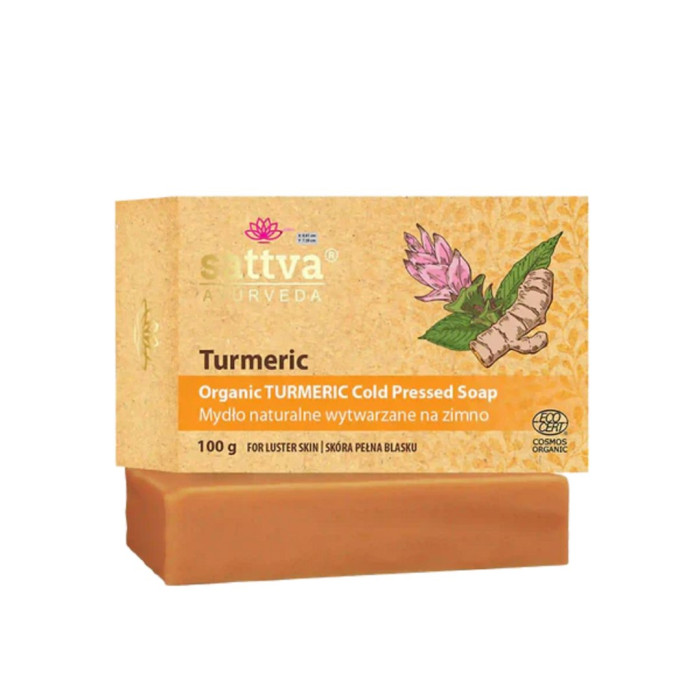 Mydło w kostce do ciała kumkumadi eco 100 g - SATTVA (AYURVEDA)