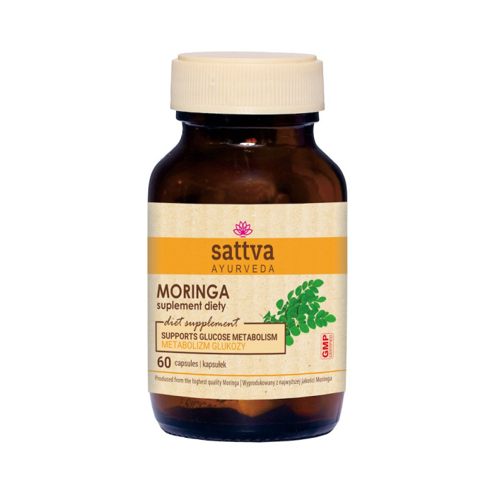 Moringa ekstrakt (450 mg) 60 kapsułek - SATTVA (FOODS)