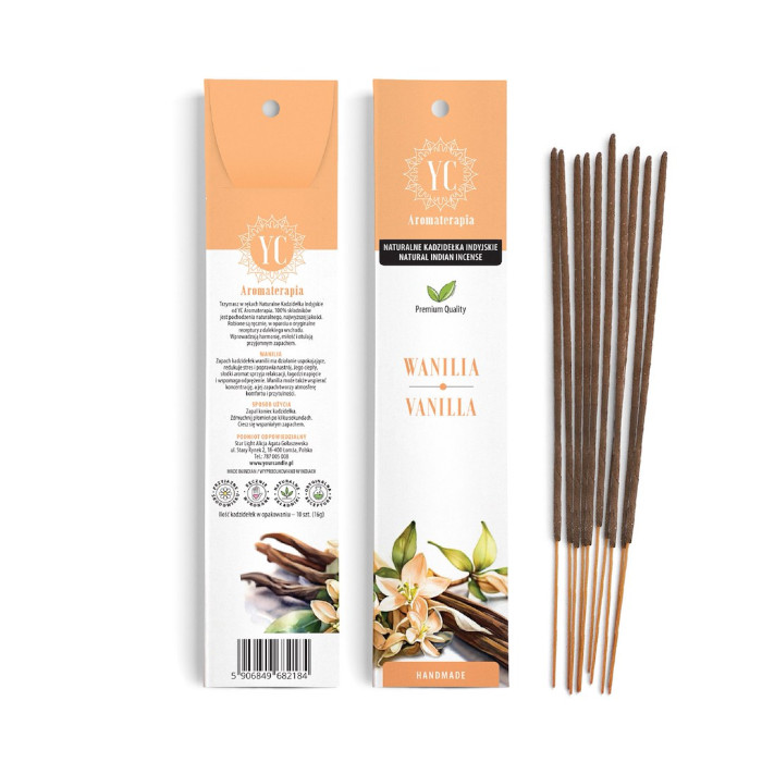 Kadzidełka indyjskie wanilia (10 szt.) 16 g - YOUR CANDLE