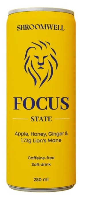 Napój na koncentrację z soplówką jeżowatą 250 ml - SHROOMWELL