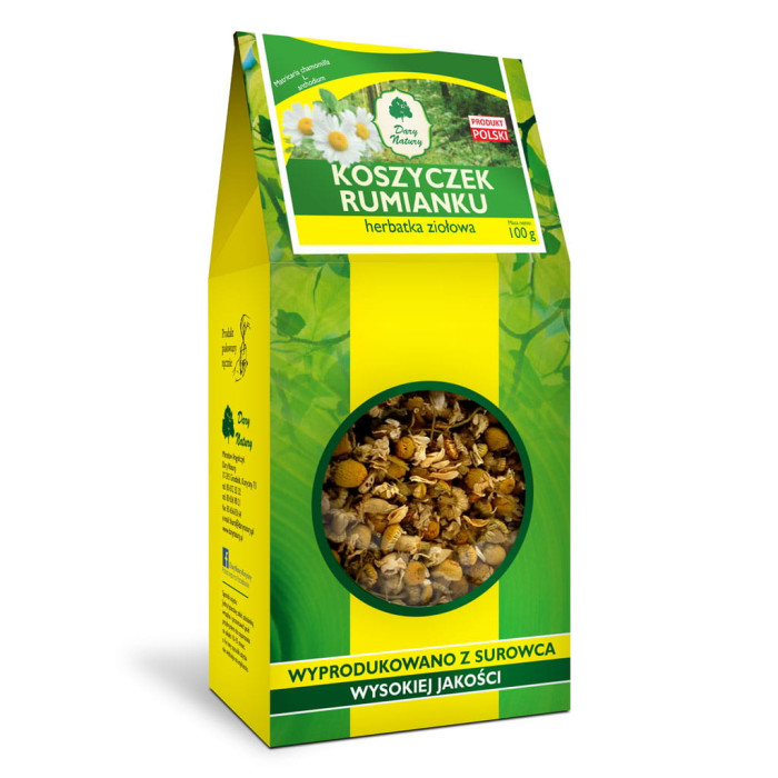 Herbatka koszyczek rumianku 100 g - DARY NATURY