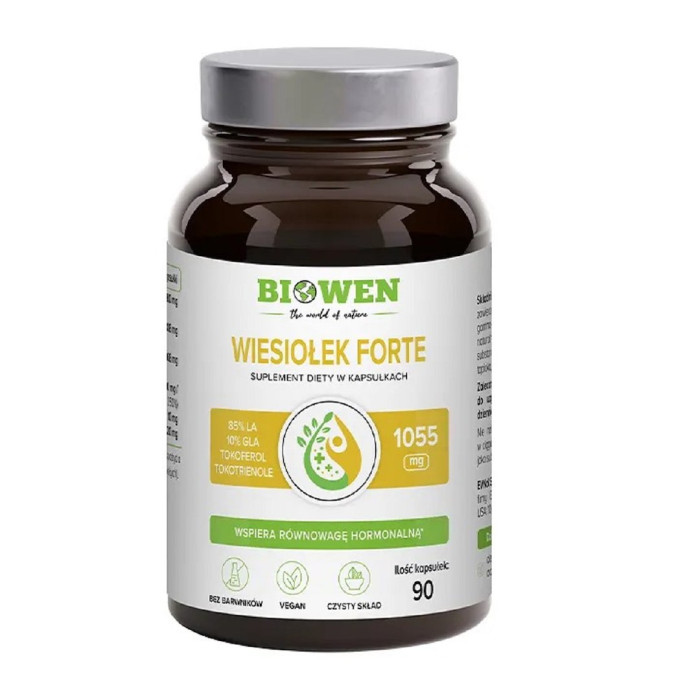 Wiesiołek forte (1040 mg) 90 kapsułek - BIOWEN